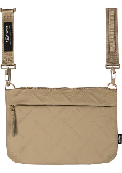 Satchel Juno Desenli Naylon Scout Bilek Askı Kayışlı Aksesuar Çantası Haki