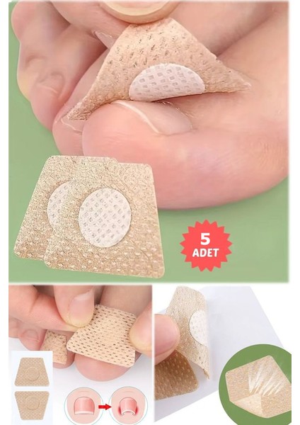 5 Çift Mantar Tırnak Yaması – Ayak ve El Tırnakları Için Güçlü Mantar Tedavisi, Tırnak Yenileyici