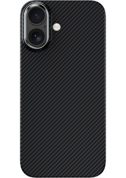 iPhone 17 Kılıf Benks M-Safe Şarj Metal Kamera Çerçeveli Armorair 600D Kevlar Fiber Siyah