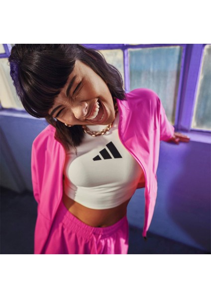 Adi̇das Zne Wv Tt Kadın Pembe Sweatshirt