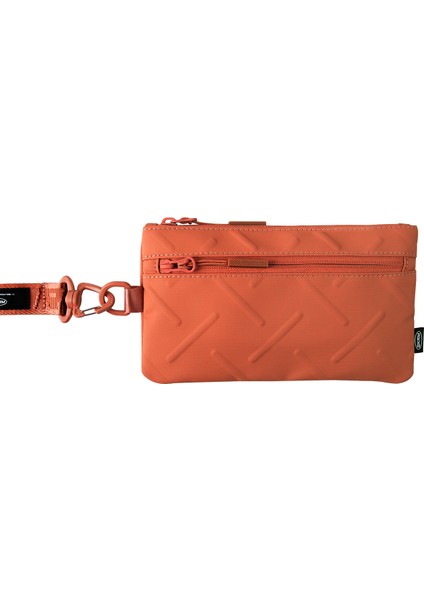 Clutch Juno Boyun Askı Kayışlı Çapraz Vücut Çantası Turuncu