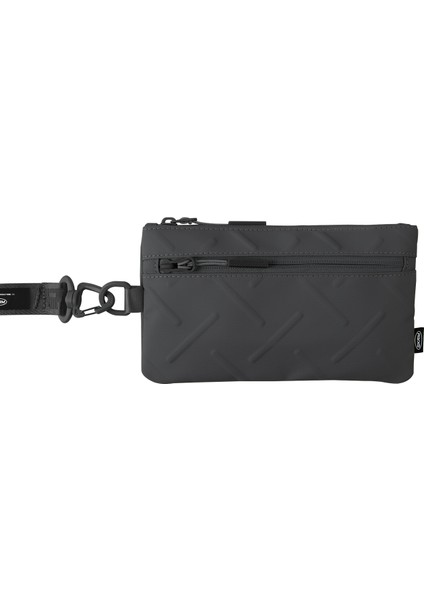 Clutch Juno Boyun Askı Kayışlı Çapraz Vücut Çantası Füme