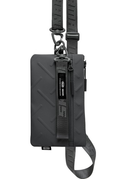 Clutch Juno Boyun Askı Kayışlı Çapraz Vücut Çantası Füme fırsatları