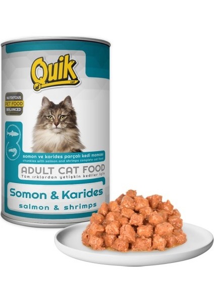 Kedi 415 gr Somon-Karides Kons. 24 Adet