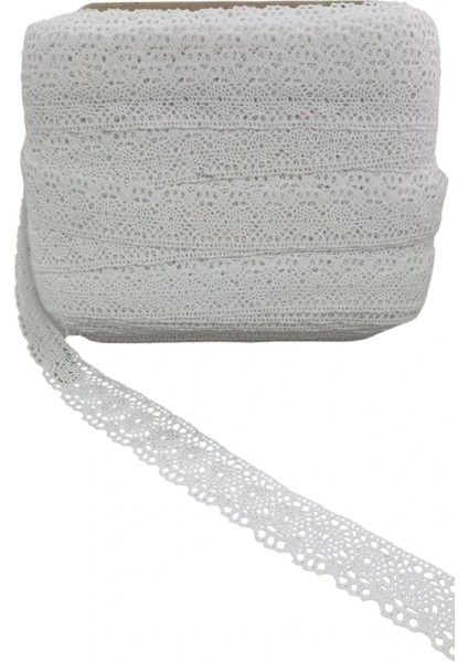Kopanaki Dantel En 4 cm Beyaz 1 Metre