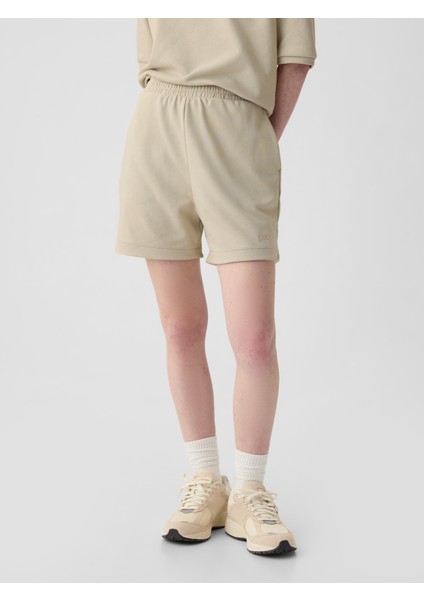 Kadın Bej Gap Logo Dolphin Sweat Şort indirimleri