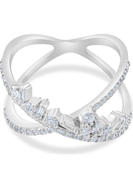 0.64 Karat Pırlanta Yüzük, Gerçek Pırlanta, Sertifikalı Mücevher