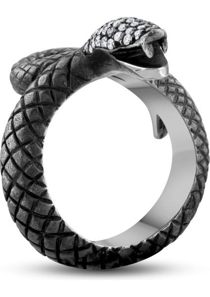 0.44 Karat Pırlanta Yüzük, Yılan Figürlü, Gerçek Pırlanta, Sertifikalı Mücevher fırsatları