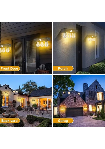 Güneş Enerjili Bahçe Lambası 3 Watt Sensörlü