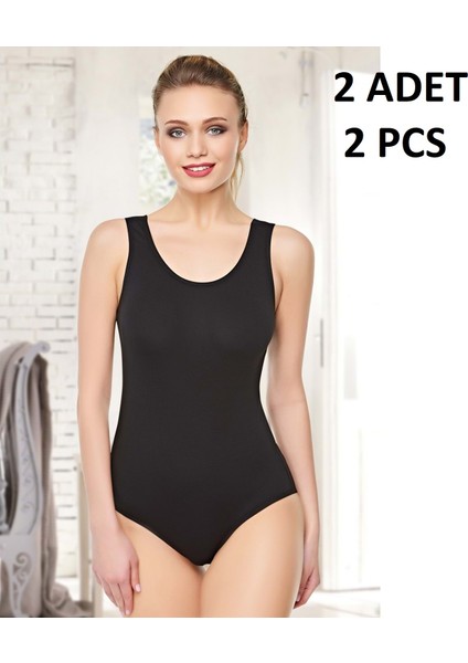 Kadın Askılı U Yaka % 47 Modal % 47 Cotton % 6 Elastane Kancalı 2 Adet Body