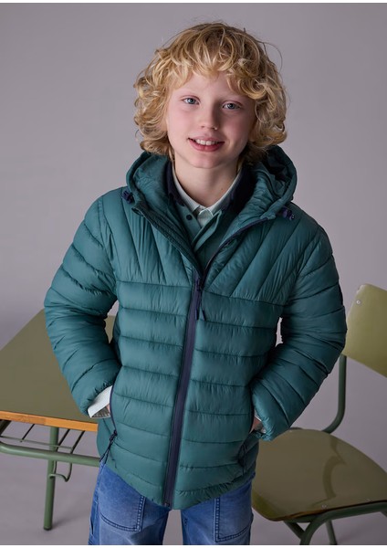 Mayoral Erkek Çocuk Dolgulu Mont 10-14 Yaş Yeşil