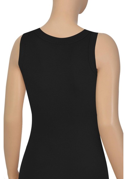 Kadın Atlet Sıfır Kol Fitilli Halter Yaka (%96 Pamuk - %4 Elastan) fiyatları