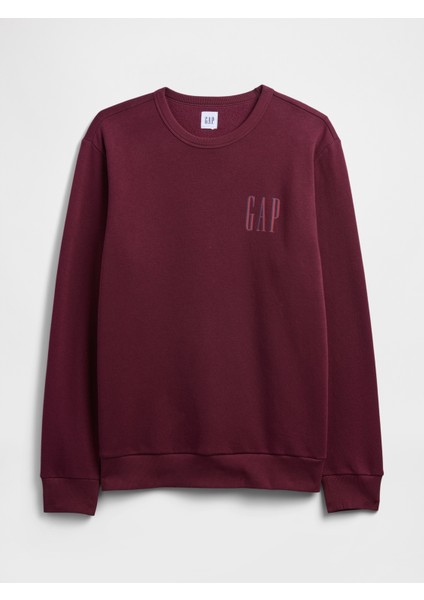 Erkek Bordo Gap Logo Fleece Sweatshirt fiyatları