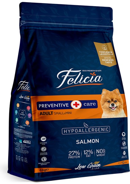 6 Kg Somonlu Az Tahıllı Small/Mini Yetişkin Köpek Maması