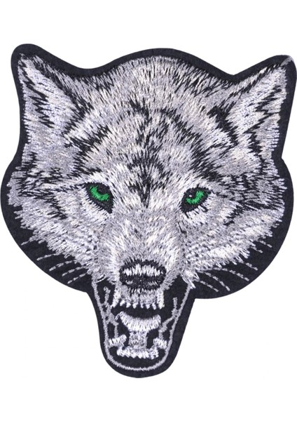 Aplike Ütü Ile Yapışan Kurt Yeşilgöz Arma 7x6 cm