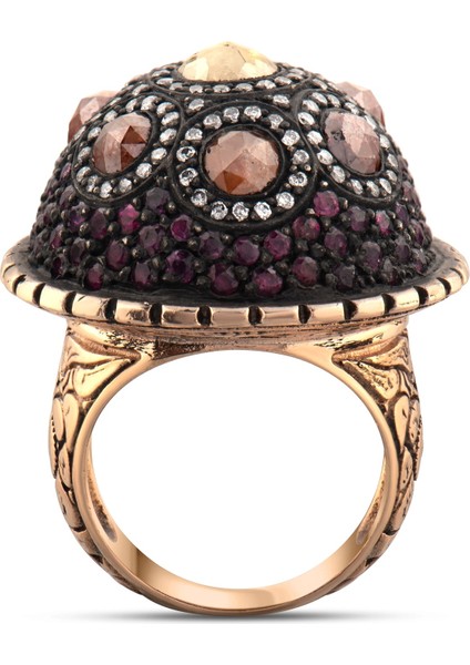 7.41 Karat Pırlanta Yakut Yüzük, Gerçek Pırlanta, Sertifikalı Mücevher