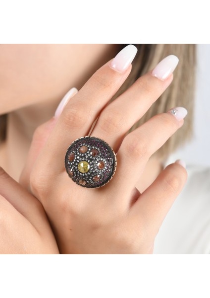 7.41 Karat Pırlanta Yakut Yüzük, Gerçek Pırlanta, Sertifikalı Mücevher modelleri