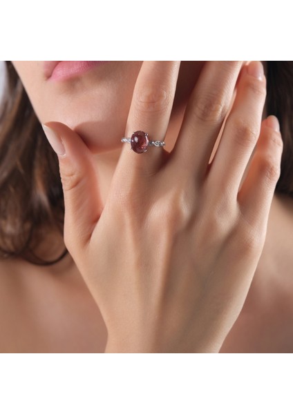 2.67 Karat Pırlanta Rhodolite Yüzük, Gerçek Pırlanta, Sertifikalı Mücevher fiyatları