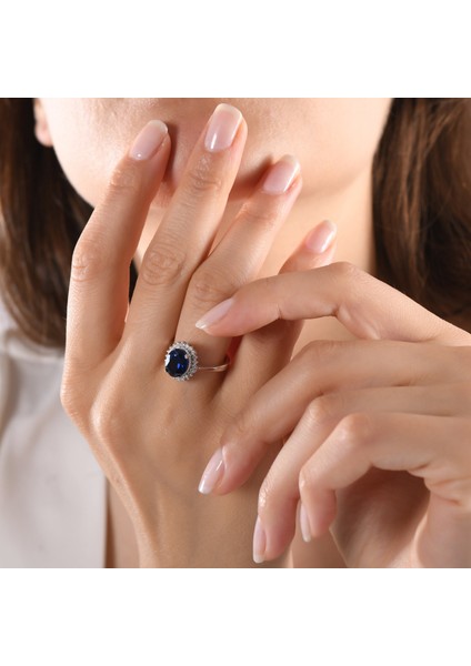 2.69 Karat Pırlanta Safir Yüzük, Gerçek Pırlanta, Sertifikalı Mücevher fiyatları
