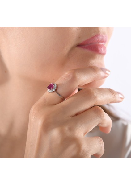 1.01 Karat Pırlanta Yakut Yüzük, Gerçek Pırlanta, Sertifikalı Mücevher fiyatları