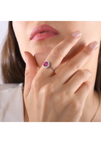 1.01 Karat Pırlanta Yakut Yüzük, Gerçek Pırlanta, Sertifikalı Mücevher modelleri