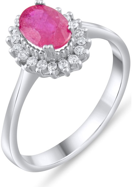 1.01 Karat Pırlanta Yakut Yüzük, Gerçek Pırlanta, Sertifikalı Mücevher fırsatları