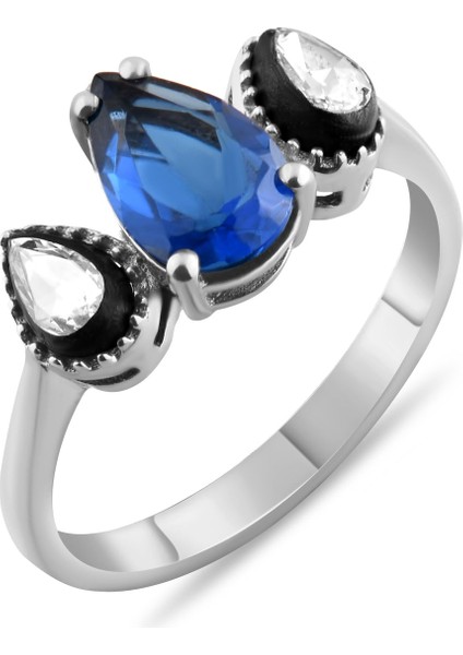 2.00 Karat Pırlanta Safir Yüzük, Gerçek Pırlanta, Sertifikalı Mücevher fırsatları