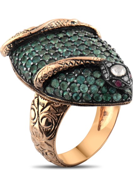 3.61 Karat Pırlanta Zümrüt Yüzük, Gerçek Pırlanta, Sertifikalı Mücevher