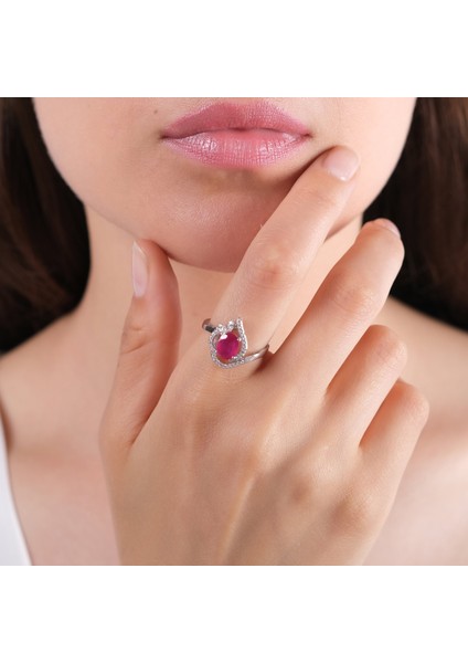 2.68 Karat Pırlanta Yakut Yüzük, Gerçek Pırlanta, Sertifikalı Mücevher modelleri