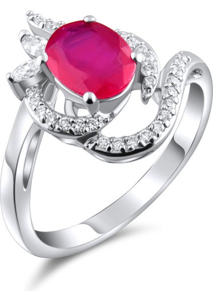 2.68 Karat Pırlanta Yakut Yüzük, Gerçek Pırlanta, Sertifikalı Mücevher fırsatları