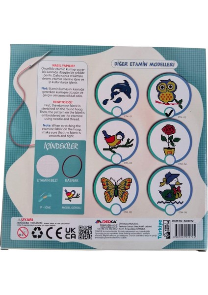 Çocuklar İçin Etamin Sanatı modelleri