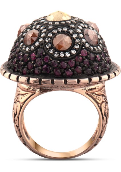 7.41 Karat Pırlanta Yakut Yüzük, Gerçek Pırlanta, Sertifikalı Mücevher