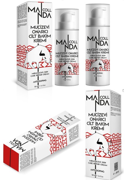 Mandacoll Miraculous Onarıcı Cilt Bakım Kremi – Manda Colostrumu, Polen, Hyalüronik Asit, Centella, Shea – 100 ml modelleri