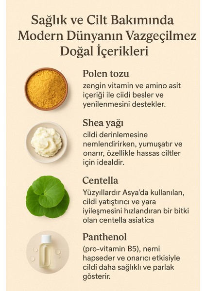 Mandacoll Miraculous Onarıcı Cilt Bakım Kremi – Manda Colostrumu, Polen, Hyalüronik Asit, Centella, Shea – 100 ml