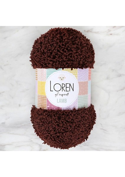 Lamb Kahverengi El Örgü Ipi - R043