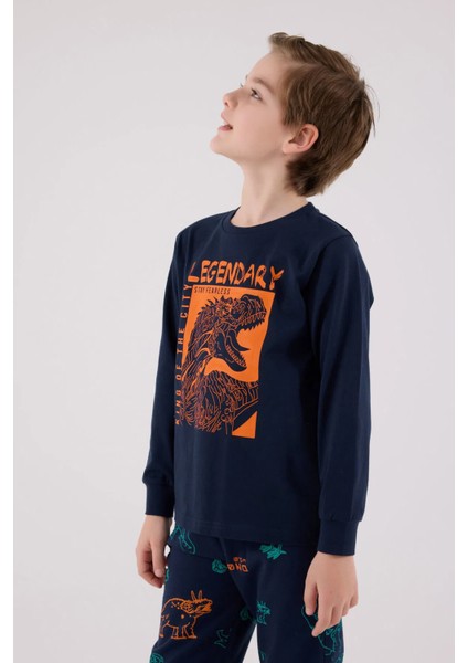 Uzun Kol Erkek Çocuk Pijama Takım 3671 fırsatları