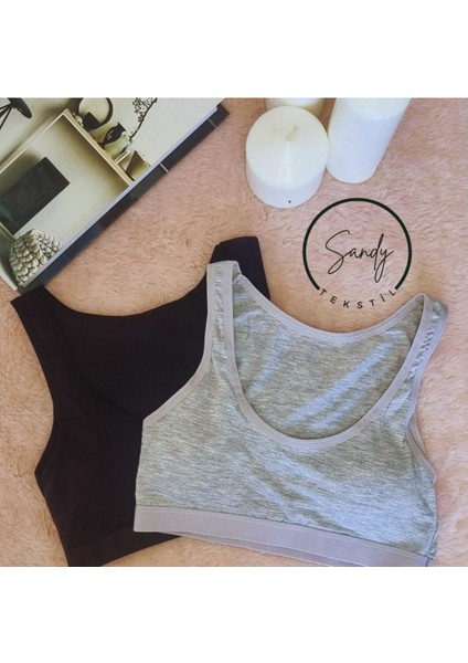 Penye Kaplı Kalın Askılı Büstiyer Sütyen