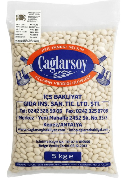 Organik Yerli Bombay Fasulyesi 5 kg