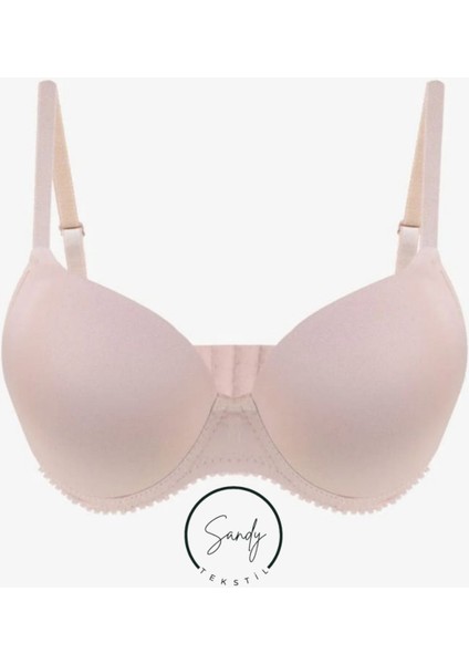 Kadın Destekli Kulaklı Basic Sütyen Ten