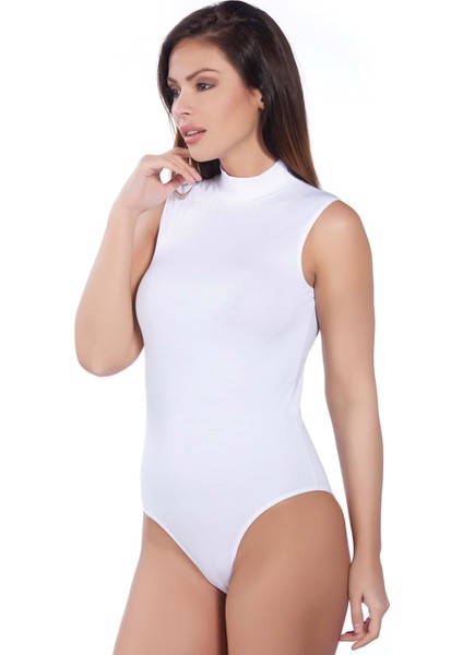 Kadın Balıkçı Yaka % 47 Modal % 47 Cotton % 6 Elastane Kancalı Body