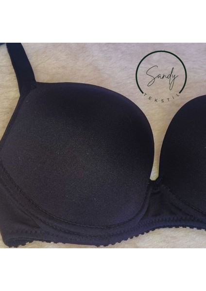 Kadın Destekli Kulaklı Basic Sütyen Siyah fırsatları