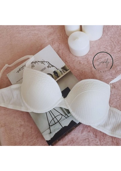 Kadın My Elegant Style Kaşkorse Ekru Sütyen fiyatları