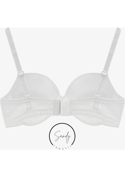 Kadın My Elegant Style Kaşkorse Ekru Sütyen