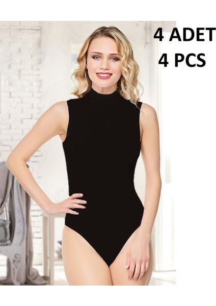 Kadın Balıkçı Yaka % 47 Modal % 47 Cotton % 6 Elastane Kancalı 4 Adet Body