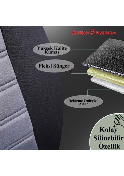 Trend-Serisi-Isuzu D Max-Tam-Set-Oto-Koltuk-Kılıfı fırsatları