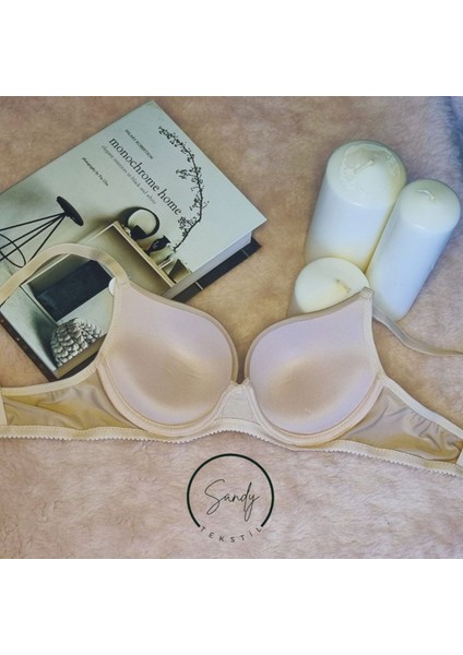 Kadın Destekli Kulaklı Basic Sütyen Ten fiyatları