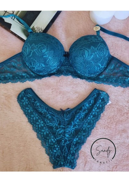 Kadın Destekli Dantelli Sütyen Takımı fiyatları