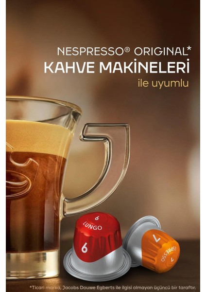 Lungo 6 Classic Nespresso Uyumlu Alüminyum Kapsül Kahve 10 Adet X 3 Paket fırsatları