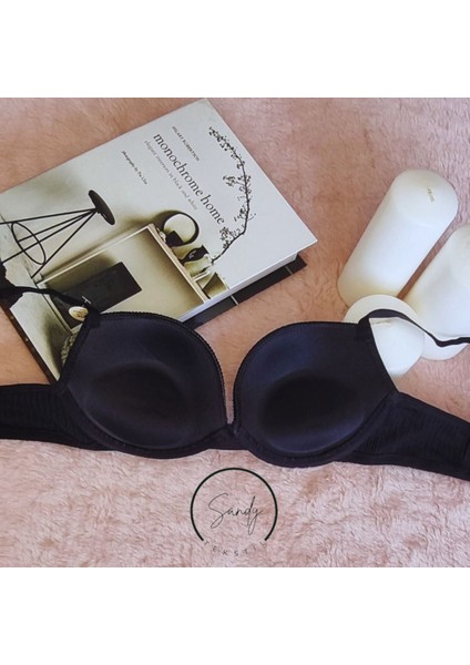 Kadın My Elegant Style Kaşkorse Siyah Sütyen modelleri