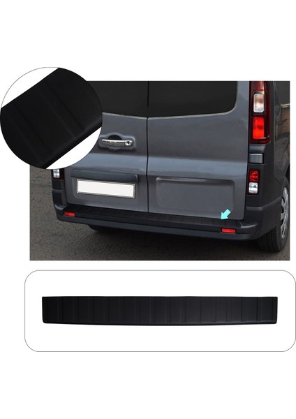 Opel Vivaro Uyumlu 2014 ve Üzeri Abs Arka Tampon Üstü Koruma